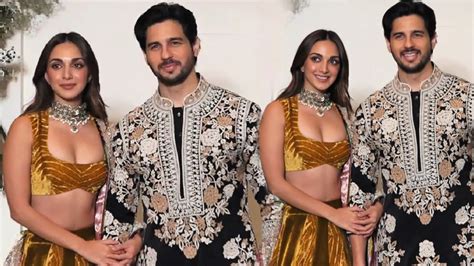 Sidharth Malhotra And Kiara Advani Reaches At Manish Malhotra Diwali