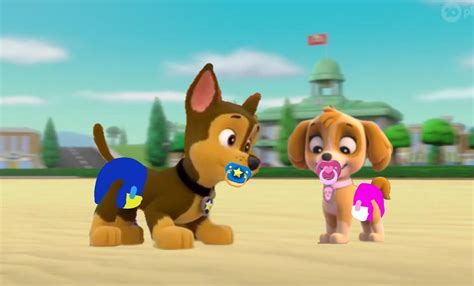 Paw Patrol Chase In Diapers