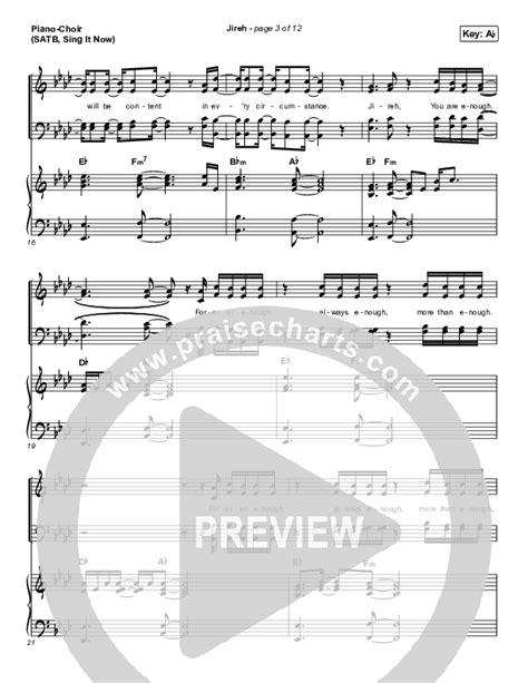 Jireh Sing It Now SATB Sing It Now Sheet Music PDF Maverick City