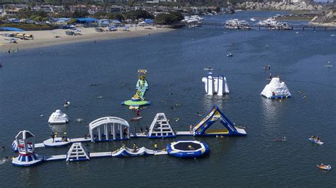 Inflatable Water Park Opens - Newport Dunes Waterfront Resort & Marina