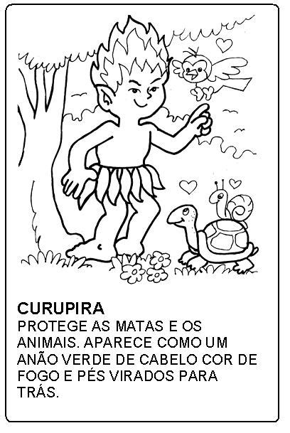 20 Desenhos Do Curupira Para Imprimir E Colorir Online Cursos