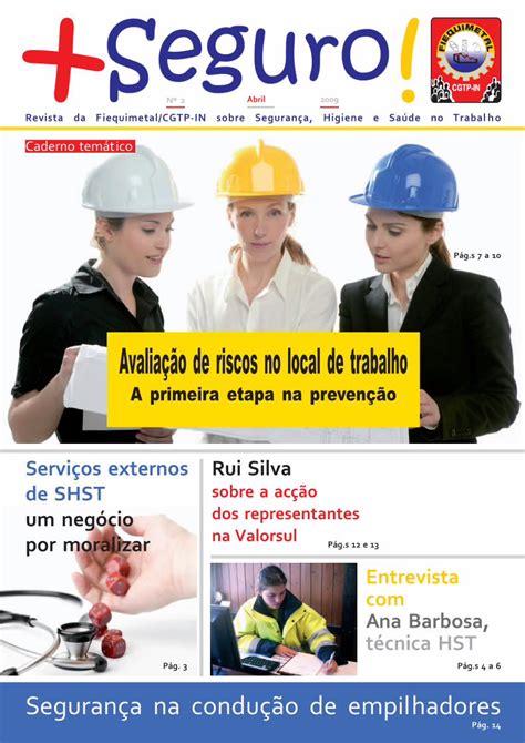 PDF Avaliação de riscos no local de trabalho fiequimetal