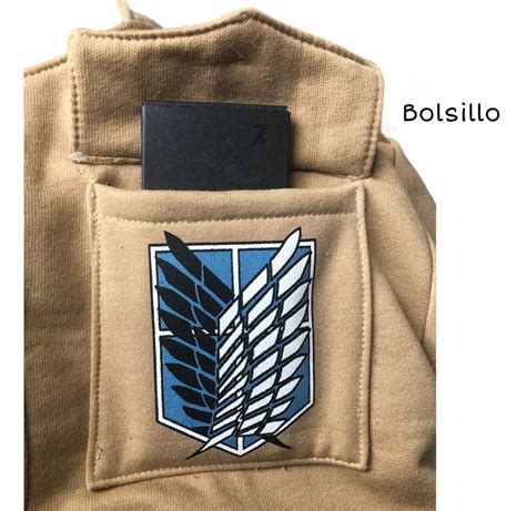 Ataque A Los Titanes Chaqueta Shingeki No Kyojin Cosplay Meses Sin