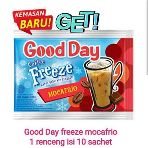 Jual Good Day Freeze Coffee Mocafrio Isi 10 Sachet Kopi Goodday