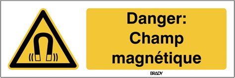 Autocollant Toughwash Avec Texte Iso Danger Champ Magn Tique