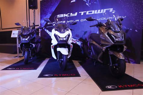 Kymco Unveils The All New Sky Town And Like S Live In Style