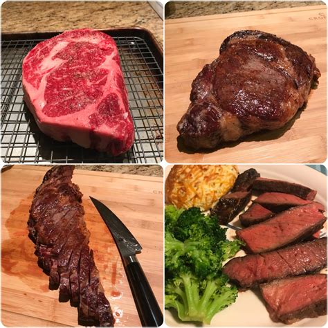 First Reverse Seared Ribeye R Steak