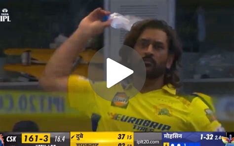 Watch Ms Dhoni Turns Furious At Ipl Cameraman Amid Gaikwad Dube S