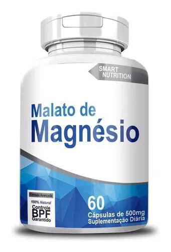 Malato De Magnesio Mg C Psulas Mercadolibre