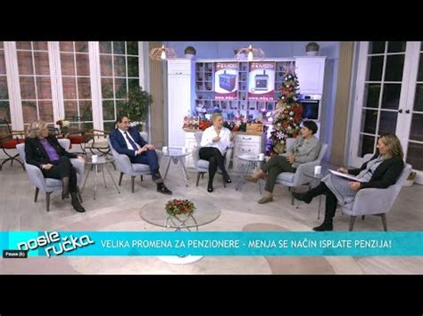 Posle Rucka Promena Nacina Isplate Penzija I Nova Povecanja Tv