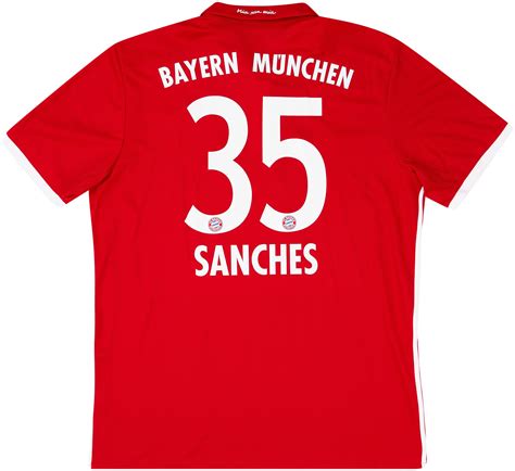 Bayern Munich Home Shirt Sanches New W Defects Xl