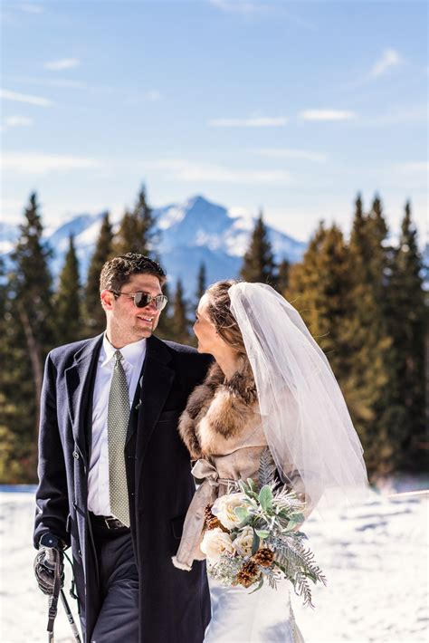 Ski The Day Vail Ski Vow Renewal Colorado Ski Wedding Photographer