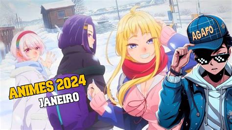 NOVOS ANIMES DE JANEIRO 2024 YouTube