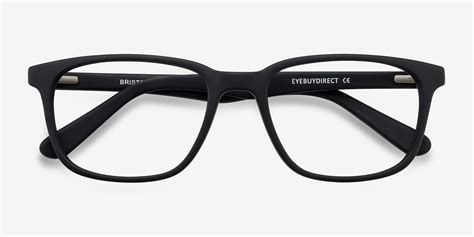 Bristol Matte Black Acetate Eyeglasses Eyebuydirect