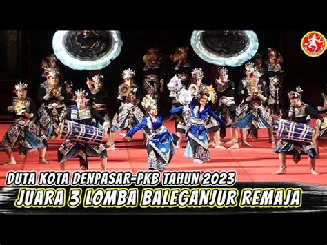 LOMBA BALEGANJUR DUTA KOTA DENPASAR PESTA KESENIAN BALI TAHUN 2023