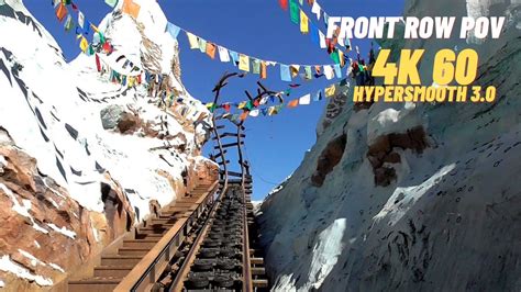 K Fps Expedition Everest Front Row Pov With Hypersmooth Youtube