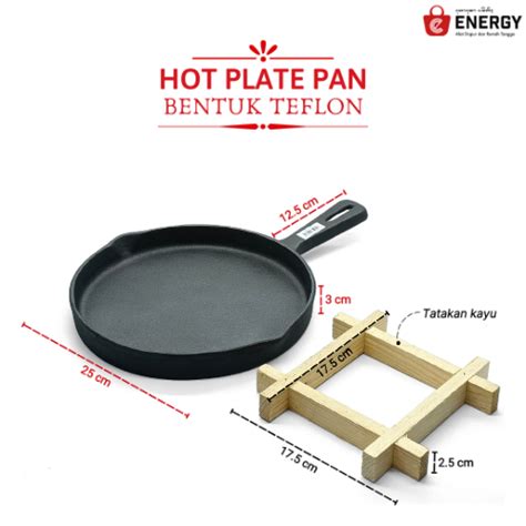 HOT PLATE PAN BENTUK BULAT GAGANG Energy Bali
