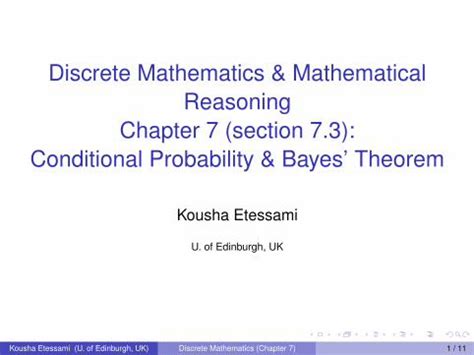 PDF Discrete Mathematics Mathematical Reasoning Chapter 7