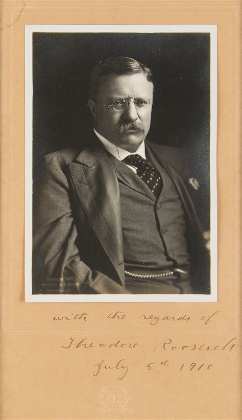 Theodore Roosevelt Signed Photograph RR Auction