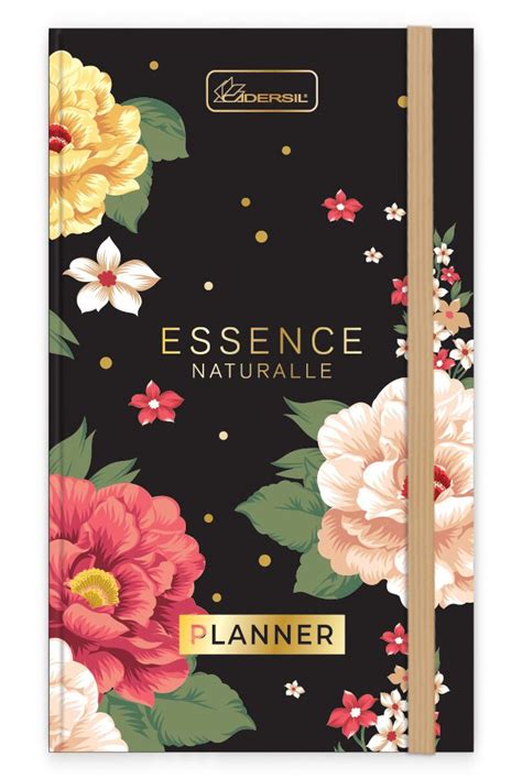 Planner Em Costurado El Stico Capa Dura Essence Naturalle