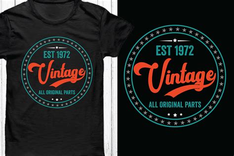 Retro Vintage Svg T Shirt Design Graphic by almamun2248 · Creative Fabrica