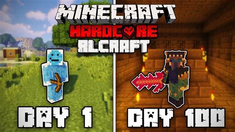 I Survived 100 Days In HARDCORE RLCraft Here S What Happened YouTube