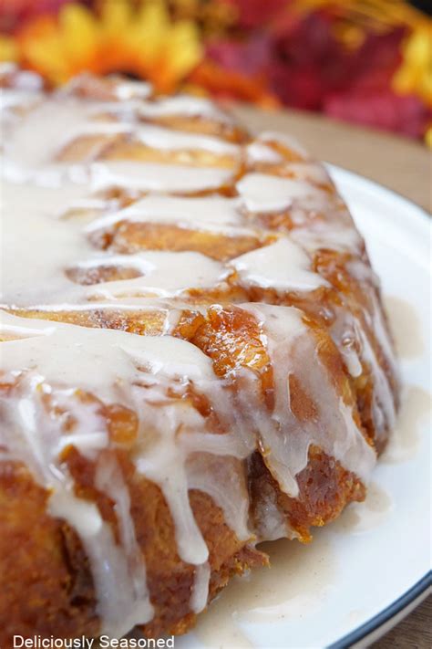 Pumpkin Spice Monkey Bread Deliciously Seasoned