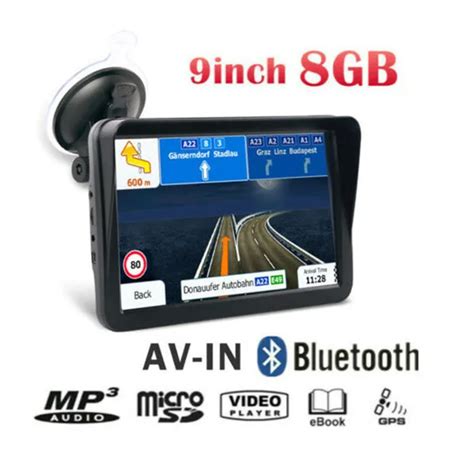 Navigateur GPS Android voiture et camion écran tactile 9 pouces Test