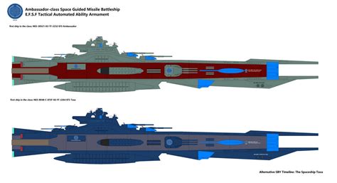 Ambassador Class Space Guided Missile Battleship By Teitokutachibana On