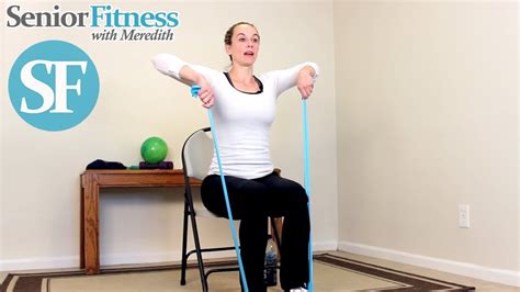 Senior Fitness Resistance Band Exercises Youtube