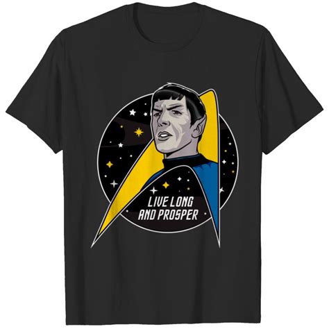 Live Long And Prosper Spock T Shirt Sold By Donalschultes Sku 1552165 Printerval