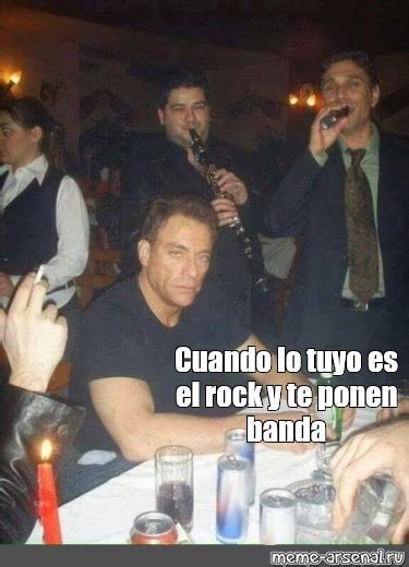 Meme Cuando Lo Tuyo Es El Rock Y Te Ponen Banda All Templates