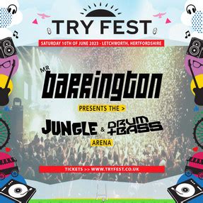 Try Fest Hertfordshire Sat Th June Line Up