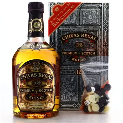 Chivas Regal 12 Year Old 1990s With Backgammon Whisky Auctioneer