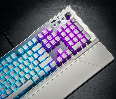 Roccat Vulcan 122 Aimo White Tactile RGB Mechanical Keyboard