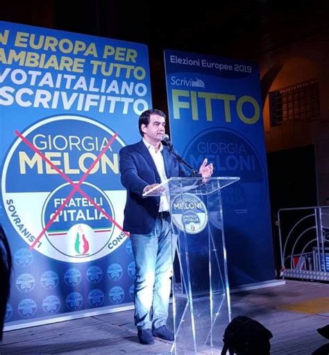 Elezioni Europee Fratelli Ditalia 87mila Voti Per Raffaele Fitto