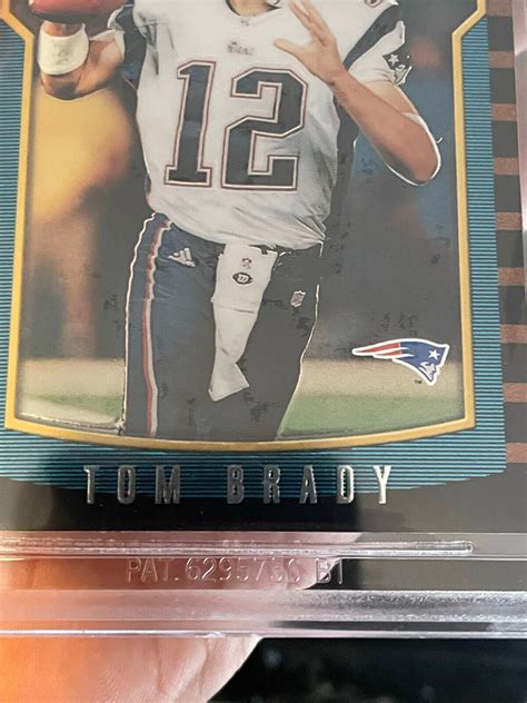 2000 Bowman Chrome Football 236 Tom Brady Rookie Card RC BGS Mint 9 3