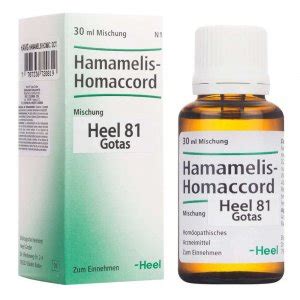 Hamamelis Homaccord Gotas Medicamento Homeop Tico La Farmacia Homeop Tica