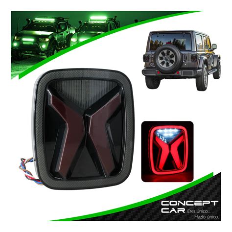 Par Plafon Calavera Tipo Jeep Led Gel Humo Universal V