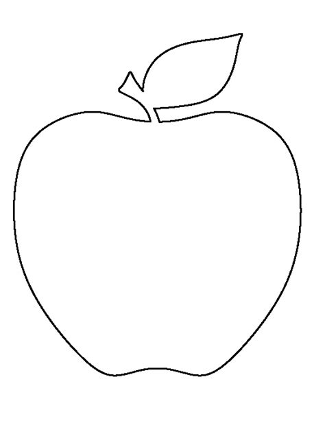 Free Apple Stencils Printable Printable Templates