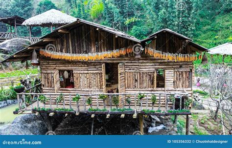 Traditional Hmong House Sapa Lao Cai Vietnam Stock Photo Image Of