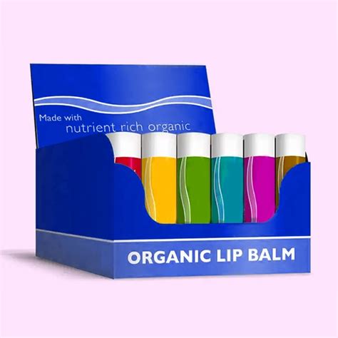 Get Custom Lip Balm Display Boxes Oxo Packaging