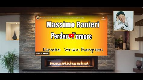 Perdere L Amore Karaoke Massimo Ranieri Youtube