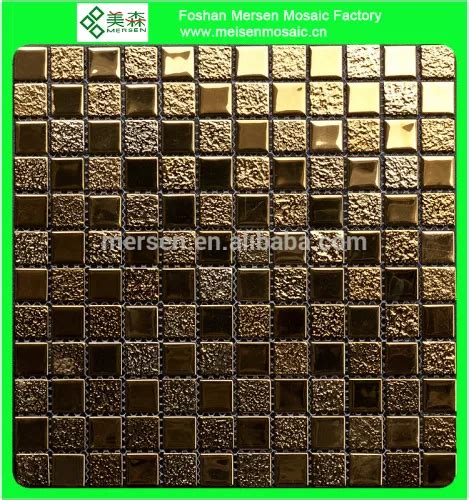 Sf102 Golden Glass Mosaic Glass Tile Glass Mosaic Gold Mosaic Crystal