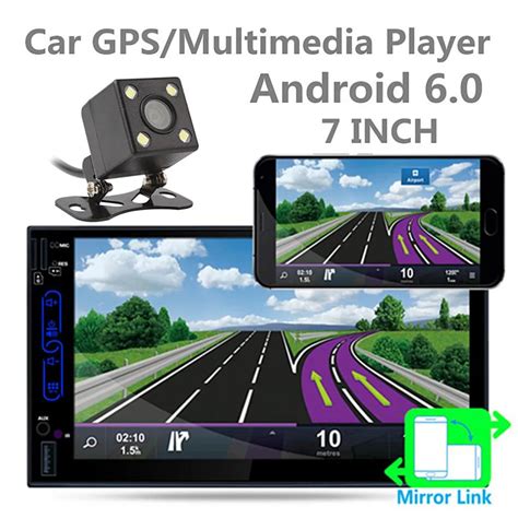 7Inch 2Din QUAD Core Android 6 0 Bluetooth Car Radio Stereo Player 12V