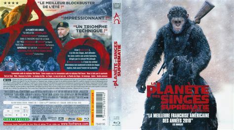 Jaquette DVD de La Planète des Singes Suprématie BLU RAY Cinéma