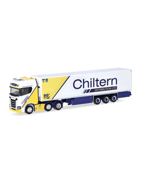 Herpa Scania Cs Hd X Semirimorchio Frigo Chiltern