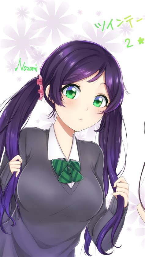 Purple Hair Green Eyes Anime