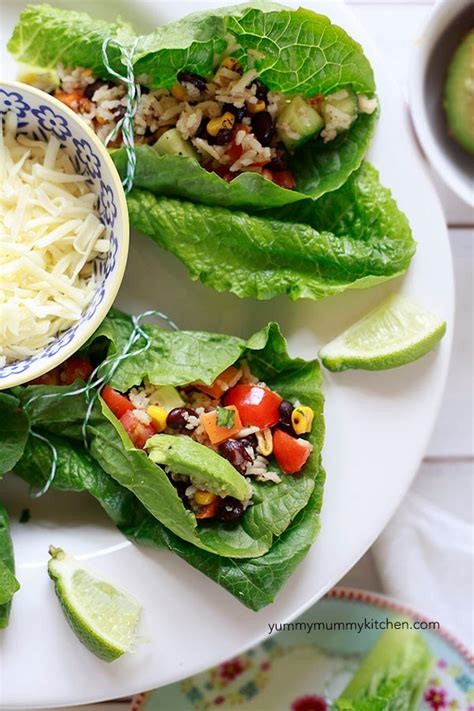 Tex Mex Rice and Black Bean Salad Wraps - Yummy Mummy Kitchen