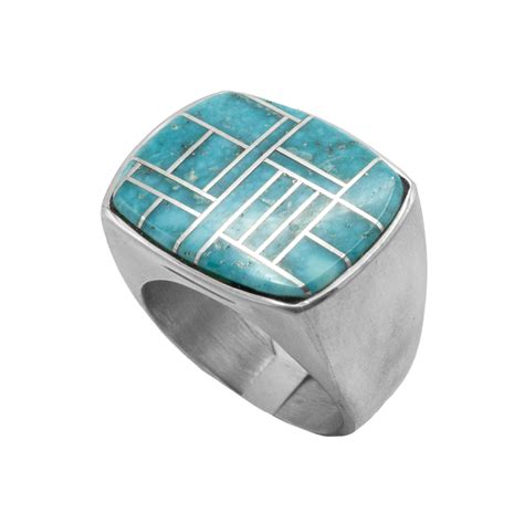 Inlay Turquoise Ring Gz Nw 3888 Gertrude Zachary